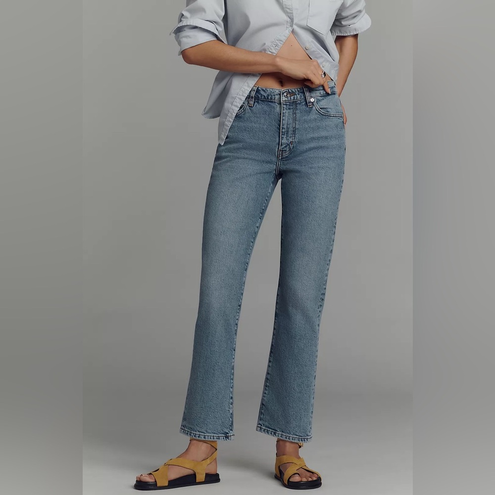 FRAME The Borrowed Mid-Rise Relaxed Jeans in Ricochet